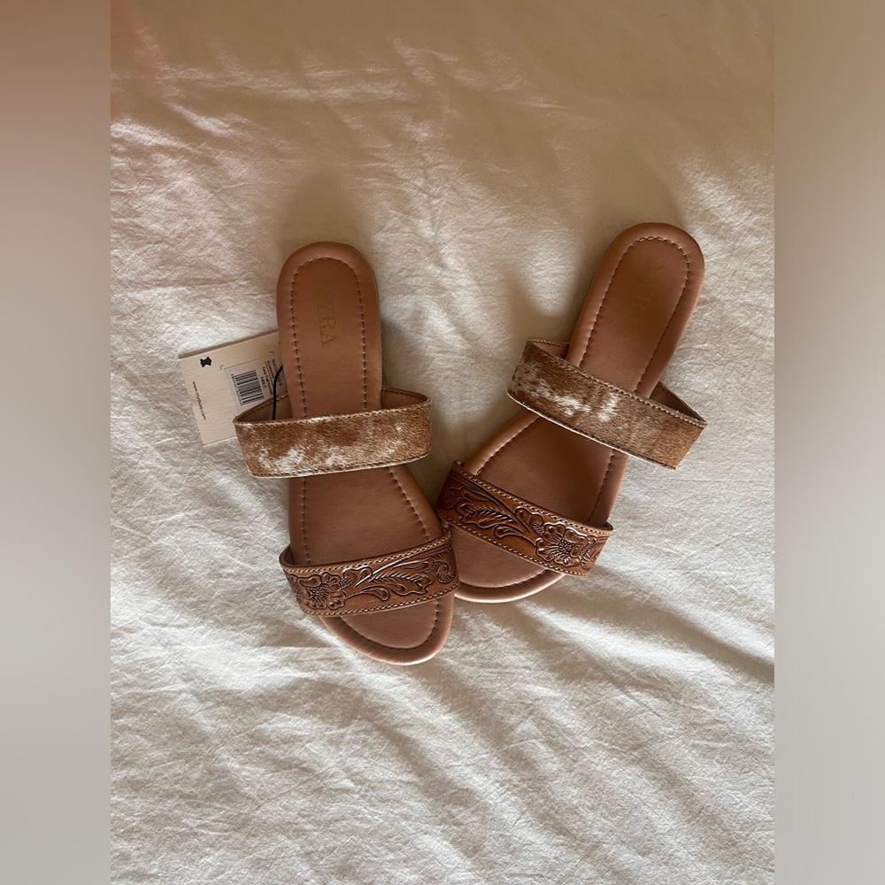 Brand new Myra Sandals- size 7 NWT- too small on me